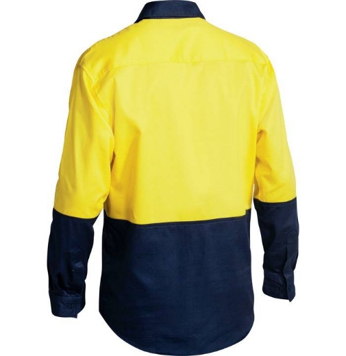 Picture of Bisley, Hi Vis Closed Front  Drill Shirt